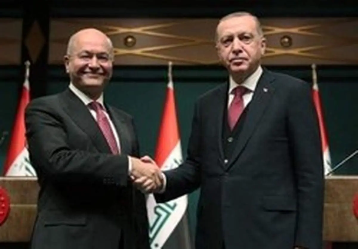 نشست برهم صالح و اردوغان پشت در‌های بسته