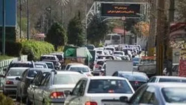 ترافیک در راه‌های البرز پرحجم است
