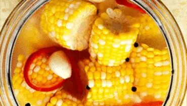 آموزش طرز تهیه ترشی ذرت