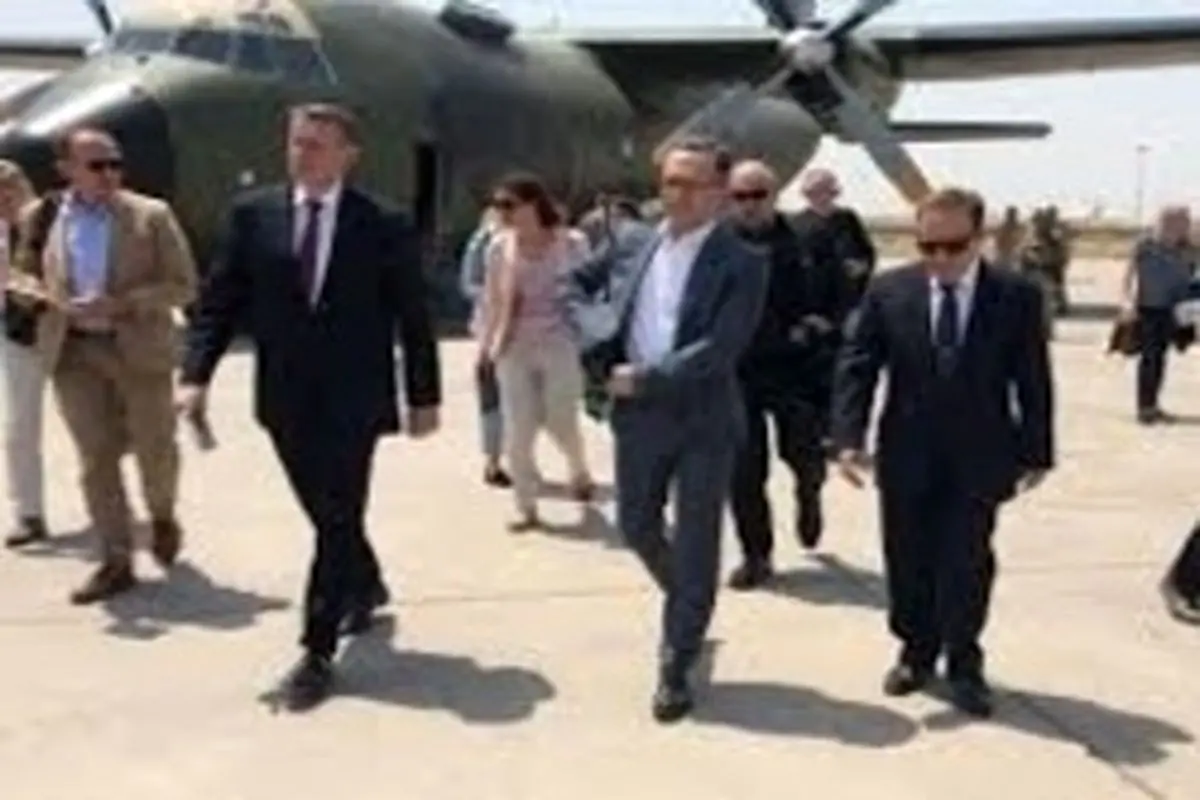 فرود ویژه هواپیمای وزیر خارجه آلمان در بغداد