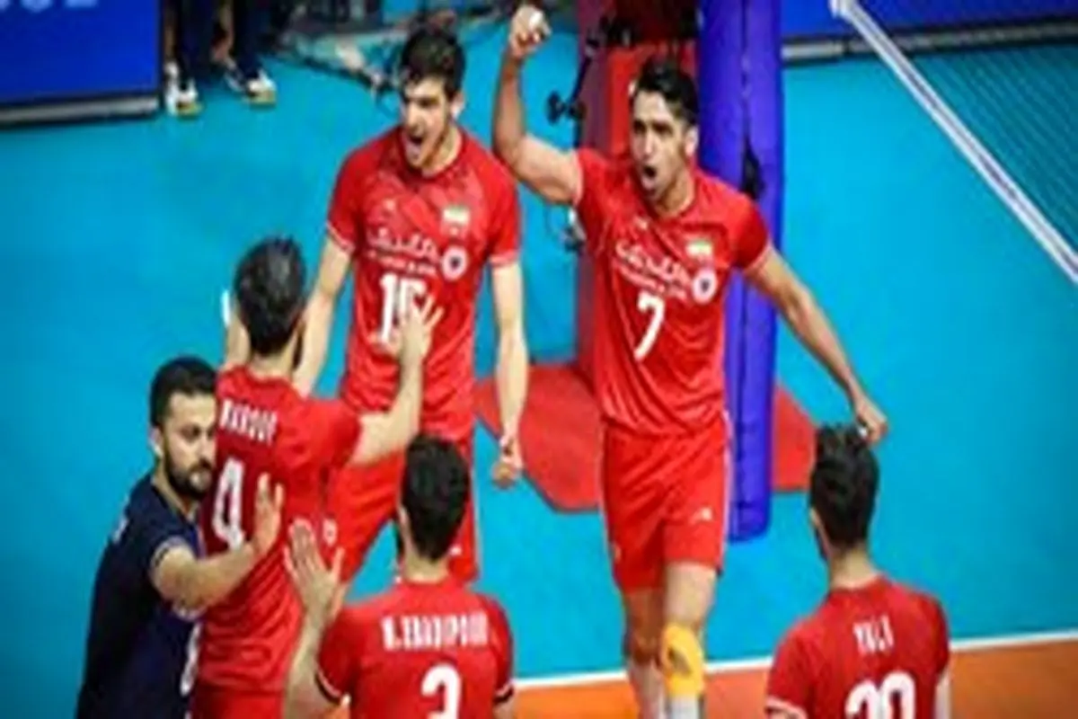 پیروزی مقتدرانه تیم ملی والیبال ایران مقابل ژاپن