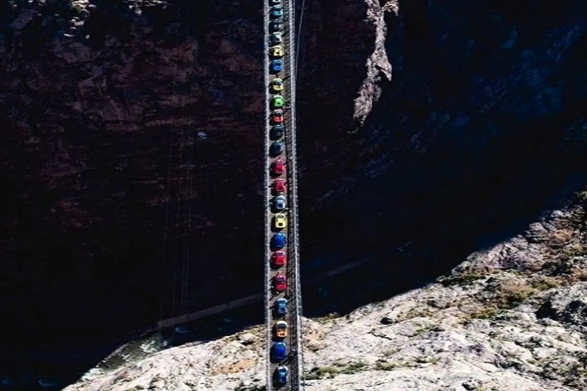 ترسناک‌ترین پل معلق جهان + عکس