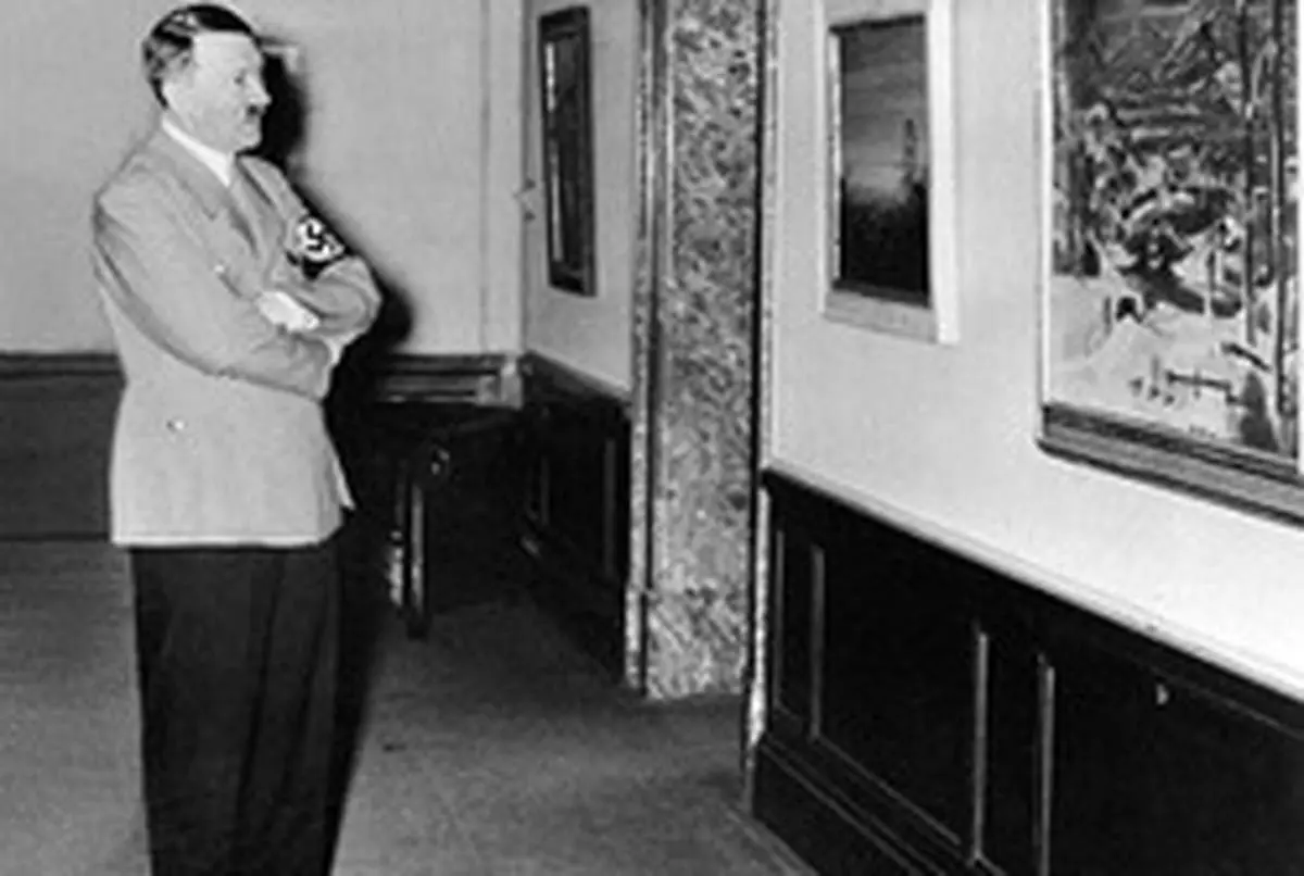 پرتره‌ای که هیتلر از معشوقه فرانسوی‌اش کشیده است