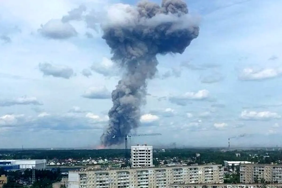 انفجار کارخانه مهمات‌سازی در شهر دزرژینسک روسیه