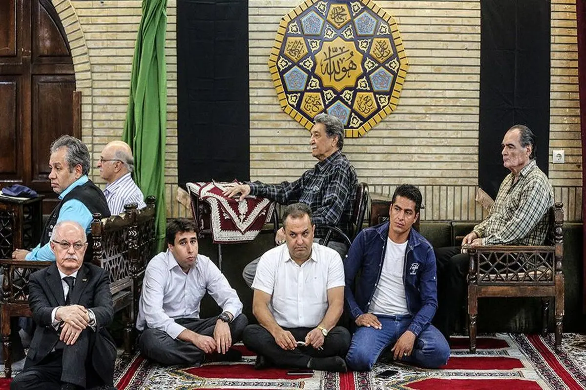 ۲ چهره ماندگار ایران در ۲ هنر متفاوت در مراسم مرحوم «بهرام»
