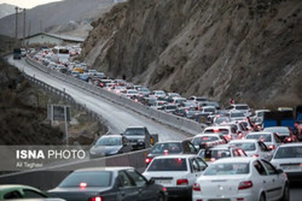 اعلام محدودیت‌های ترافیکی جاده چالوس در تعطیلات آخر هفته