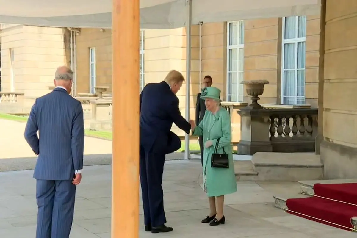 ترامپ با ملکه الیزابت دیدار کرد +تصاویر