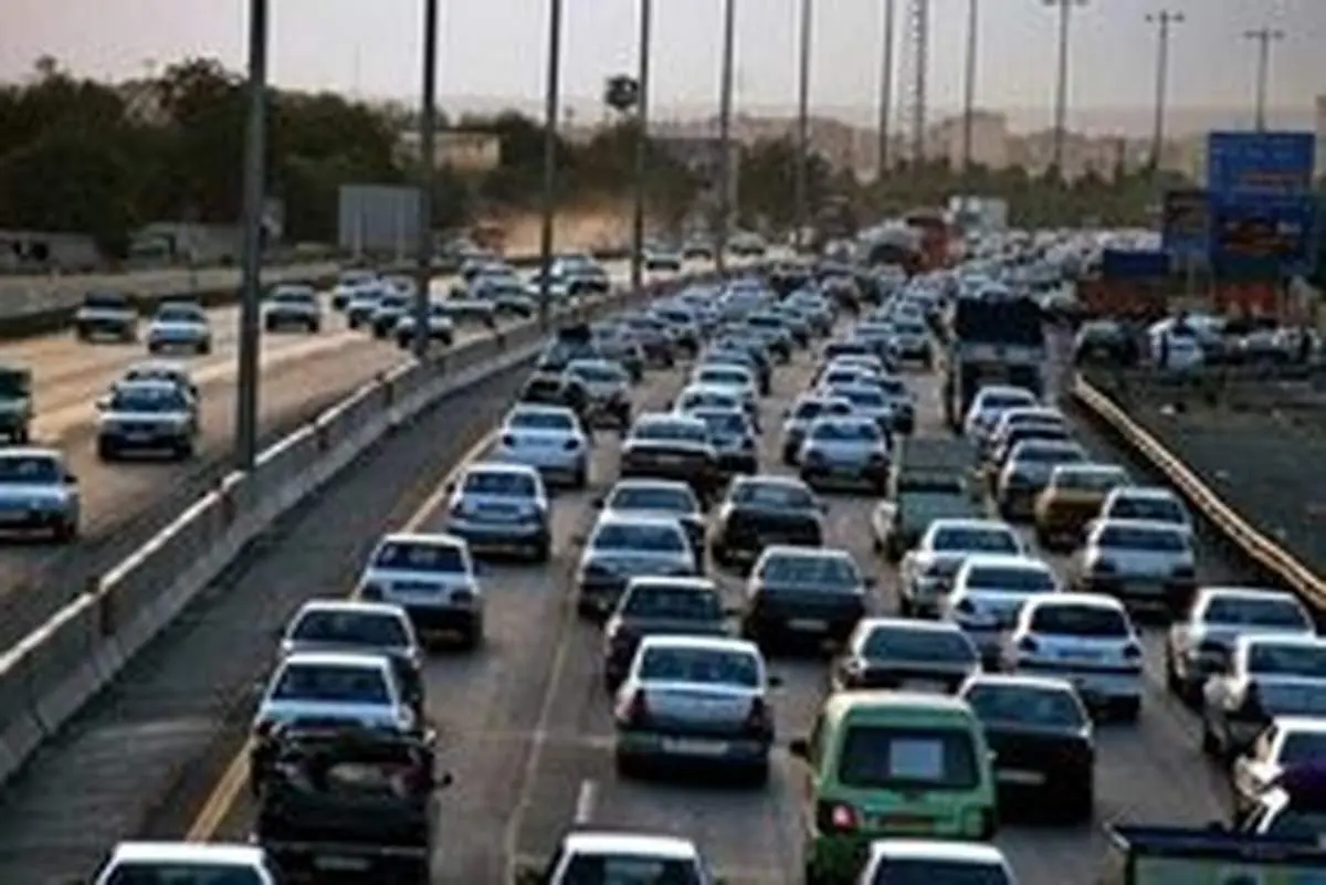 ترافیک سنگین در محور هراز
