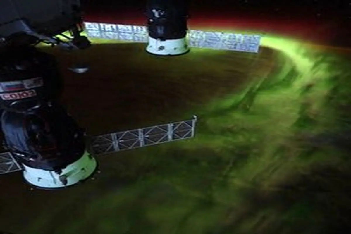 شفق قطبی از منظر ایستگاه فضایی بین المللی