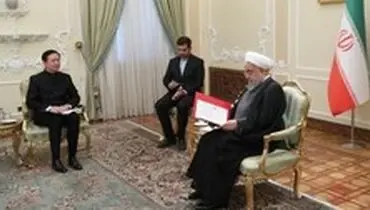 روحانی: ایران و چین درباره مسایل منطقه ای و بین المللی اشتراک نظر دارند