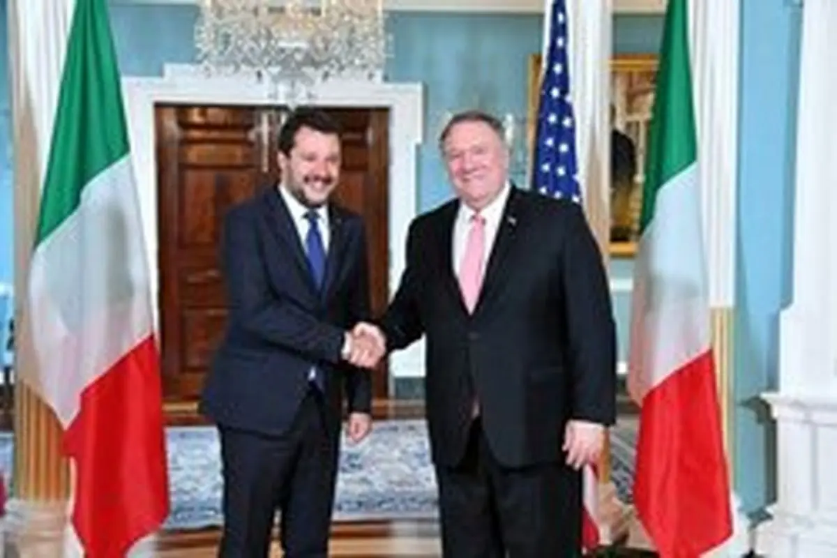 گفتگو‌های پمپئو در ایتالیا درباره ایران