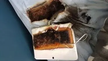 داغ شدن تبلت سامسونگ رختخواب پسربچه را سوزاند!