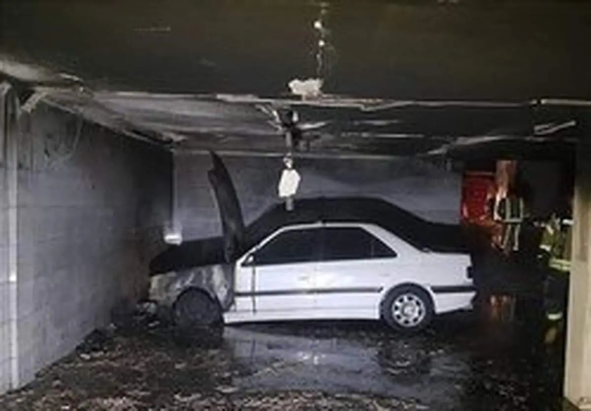 پژو پرشیا آتش گرفت و ۱۵ نفر را گرفتار کرد +تصاویر
