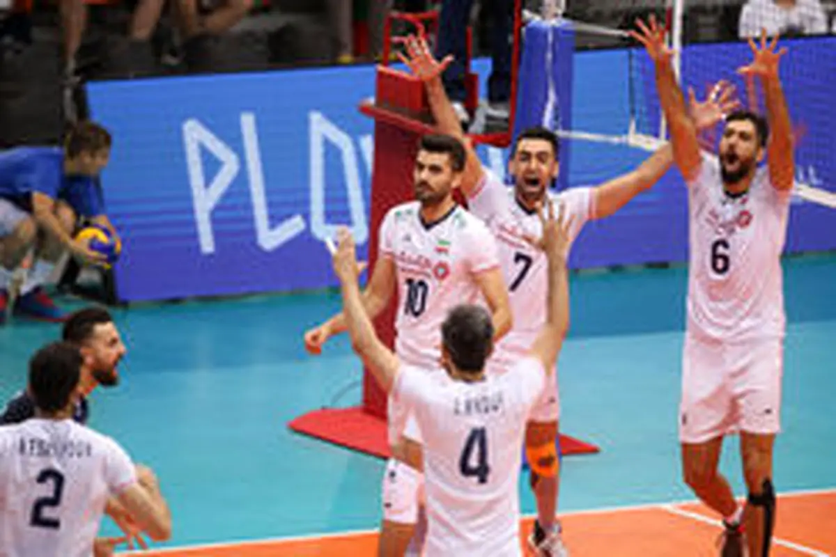 والیبال ایران با شکست صربستان صعود کرد
