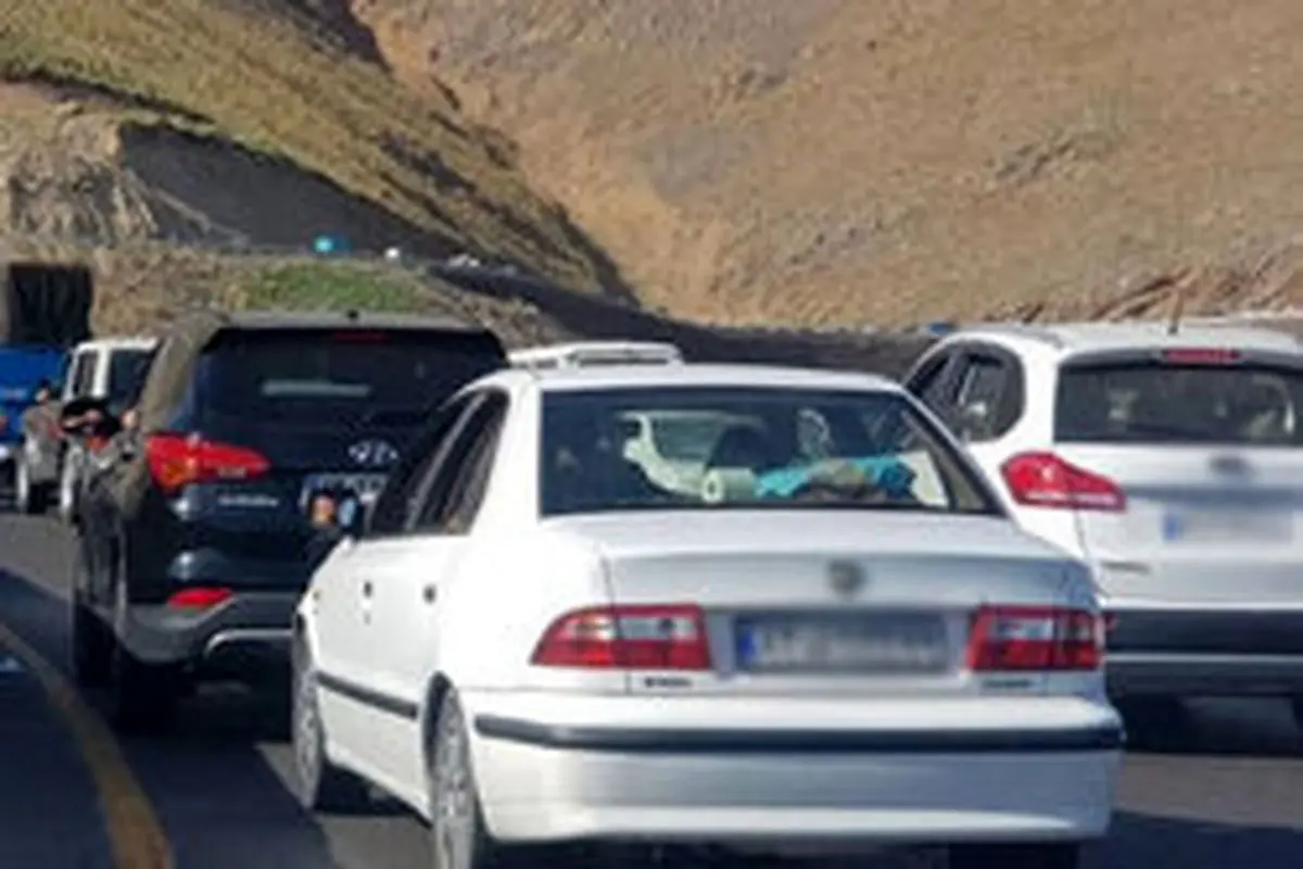 ترافیک سنگین در محور‌های چالوس و هراز