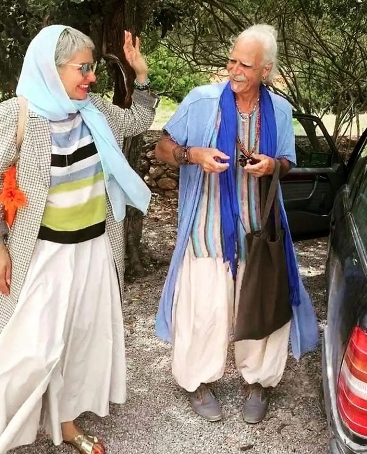 تیپ عجیب مهناز افشار در آلمان
