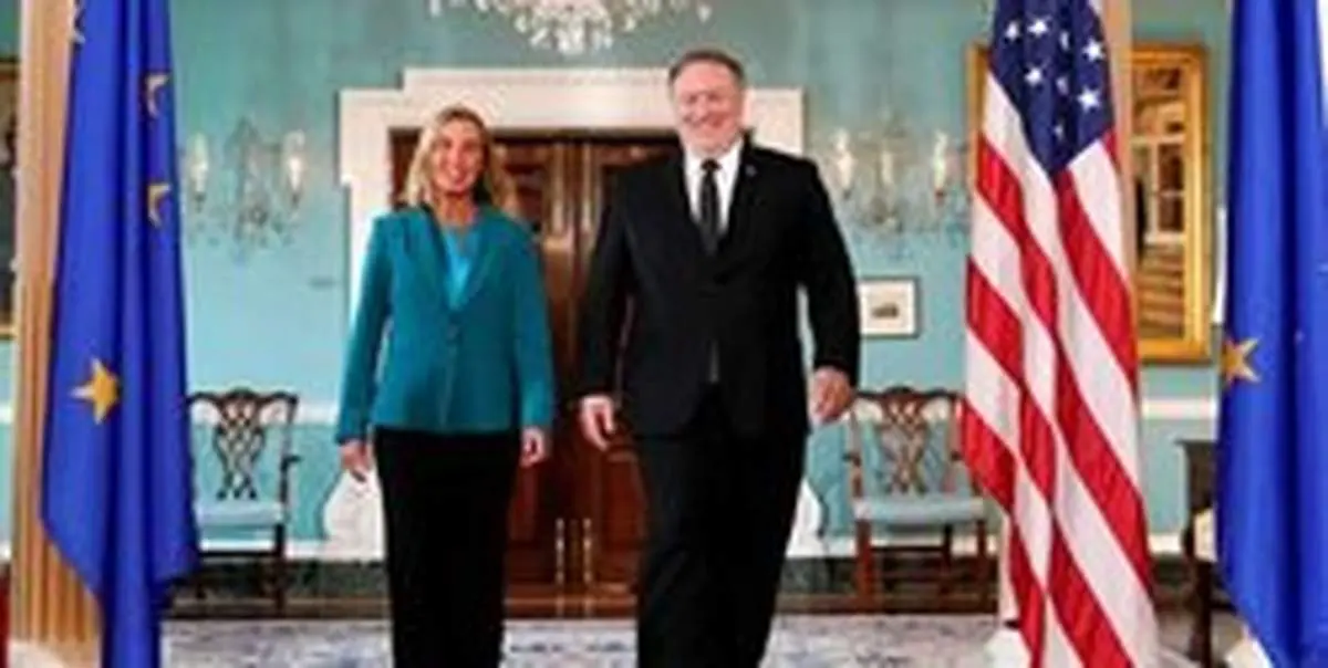 پمپئو و موگرینی درباره ایران گفتگو کردند