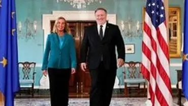 پمپئو و موگرینی درباره ایران گفتگو کردند