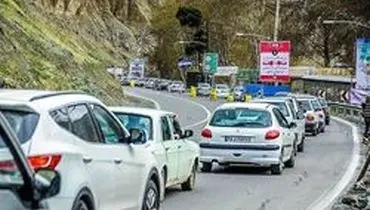ترافیک در محور‌های شمالی تهران سنگین است