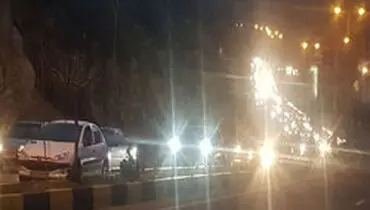 ترافیک نیمه سنگین در محور هراز