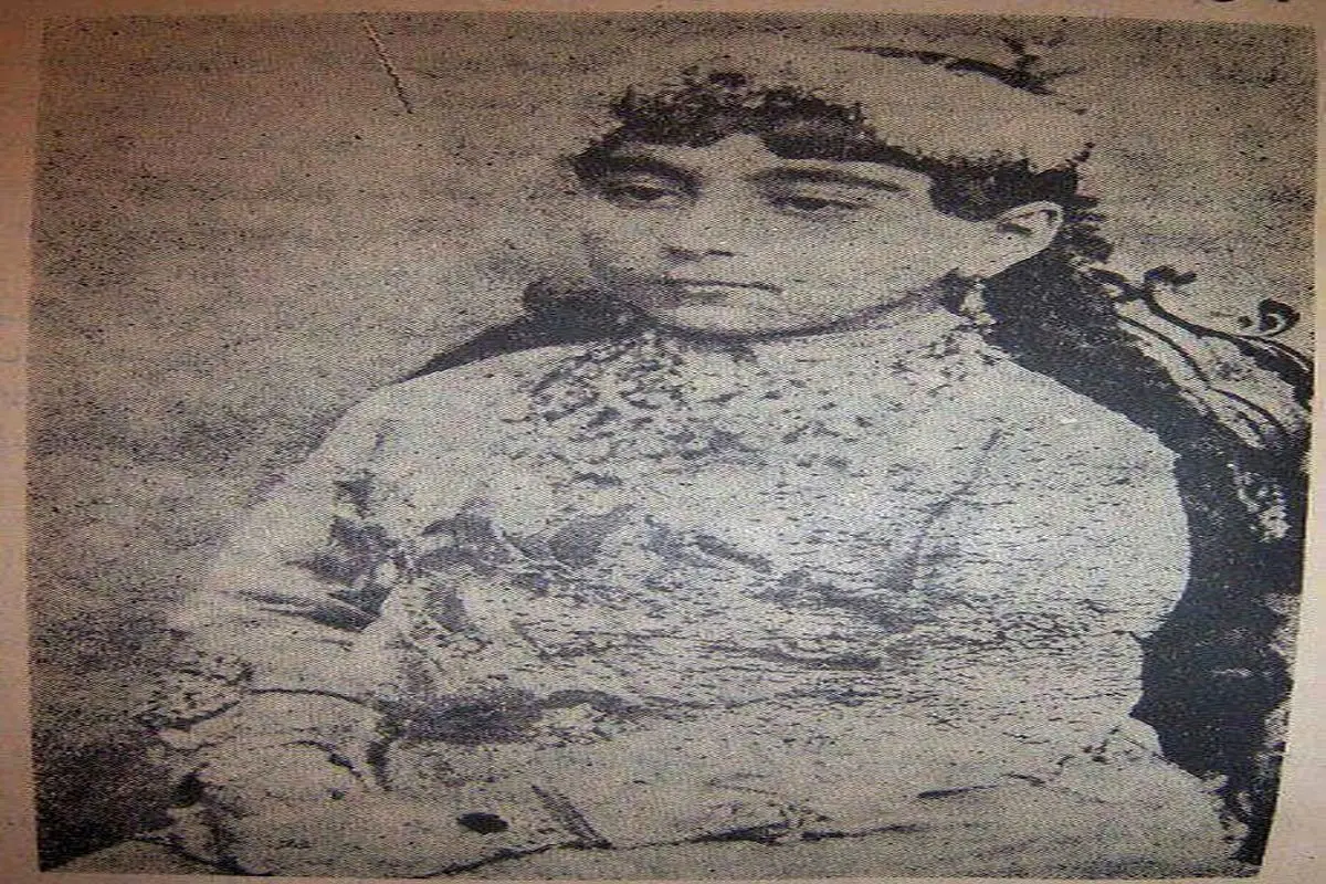 تصویری از تاج السلطنه دختر ناصرالدین شاه در روز نامزدی‌اش