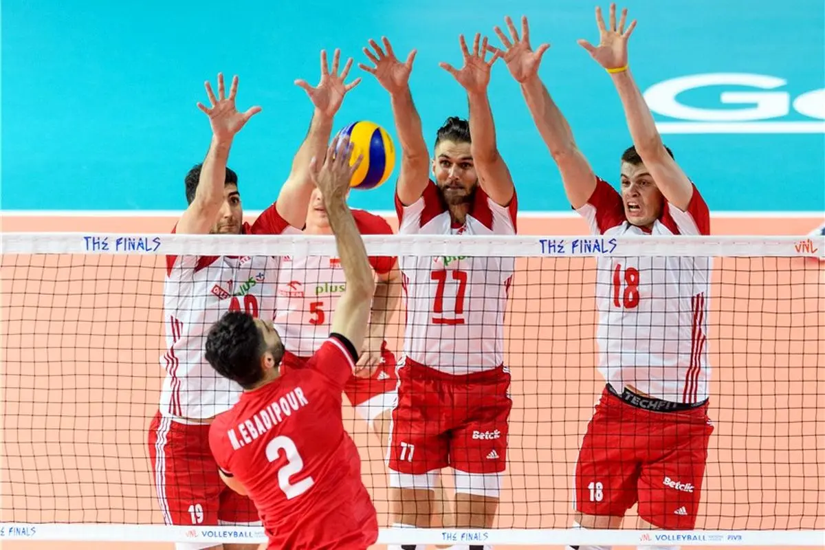 ایران ۱ – لهستان ۳؛خلاصه دیدارلیگ ملتهای والیبال درشیکاگو