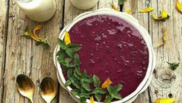 
طرز تهیه بستنى توت