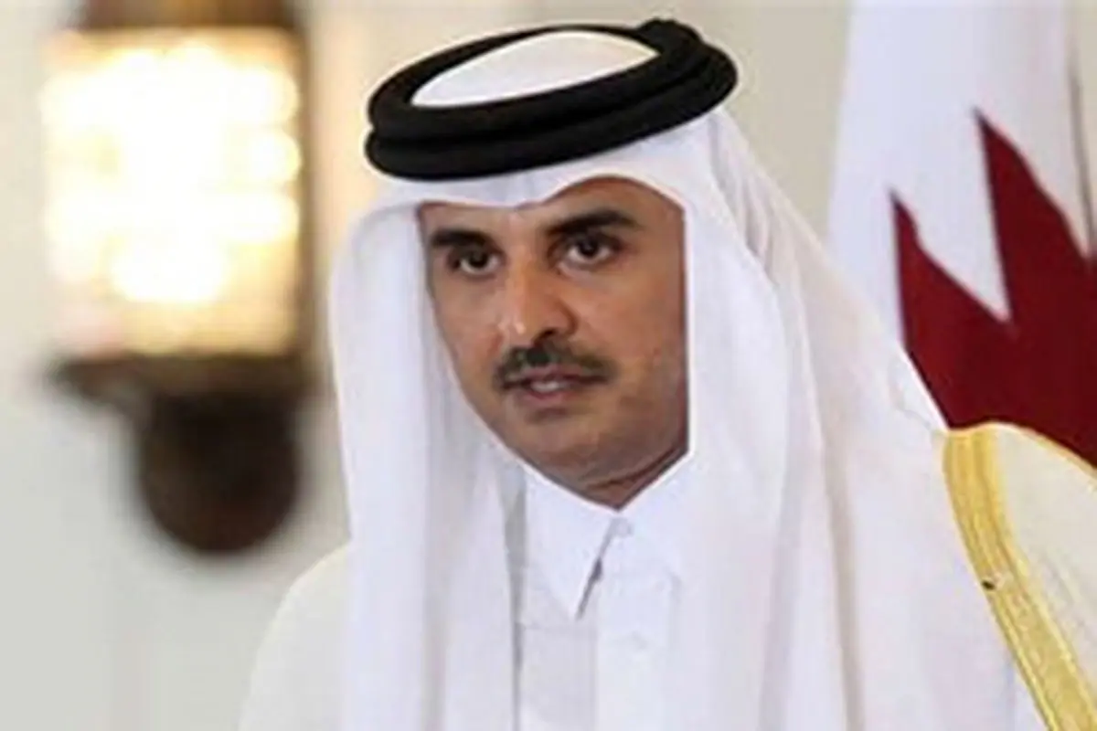 امیر قطر با پوششی متفاوت خبرساز شد! +عکس