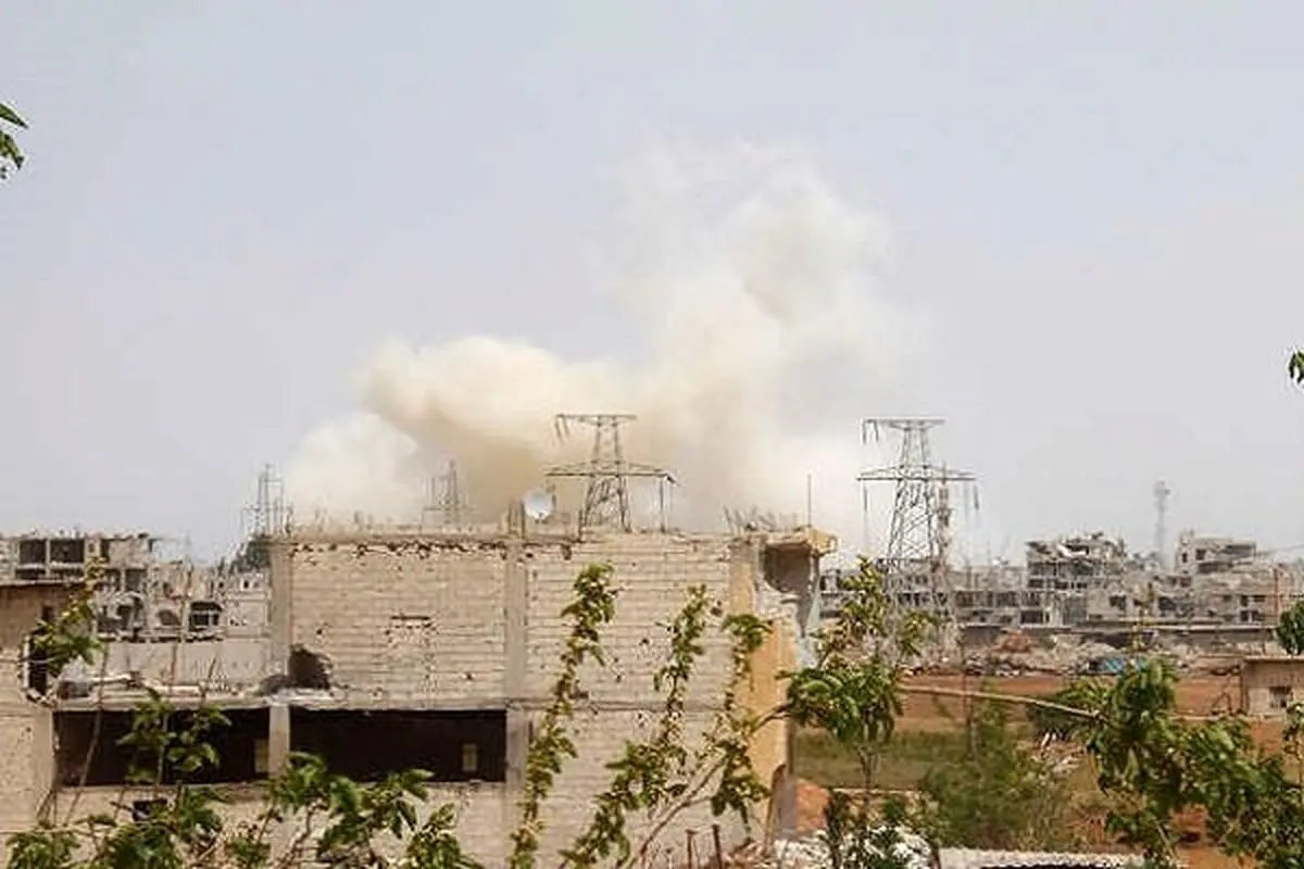 حمله موشکی تروریست‌ها به مناطق مسکونی حلب