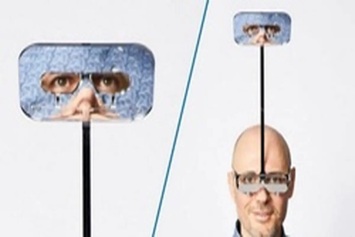 طراحی عینک عجیب برای کوتاه قد‌ها