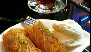 کاداییف رول شده گردویی، دسر لذیذ ترکیه‌ای