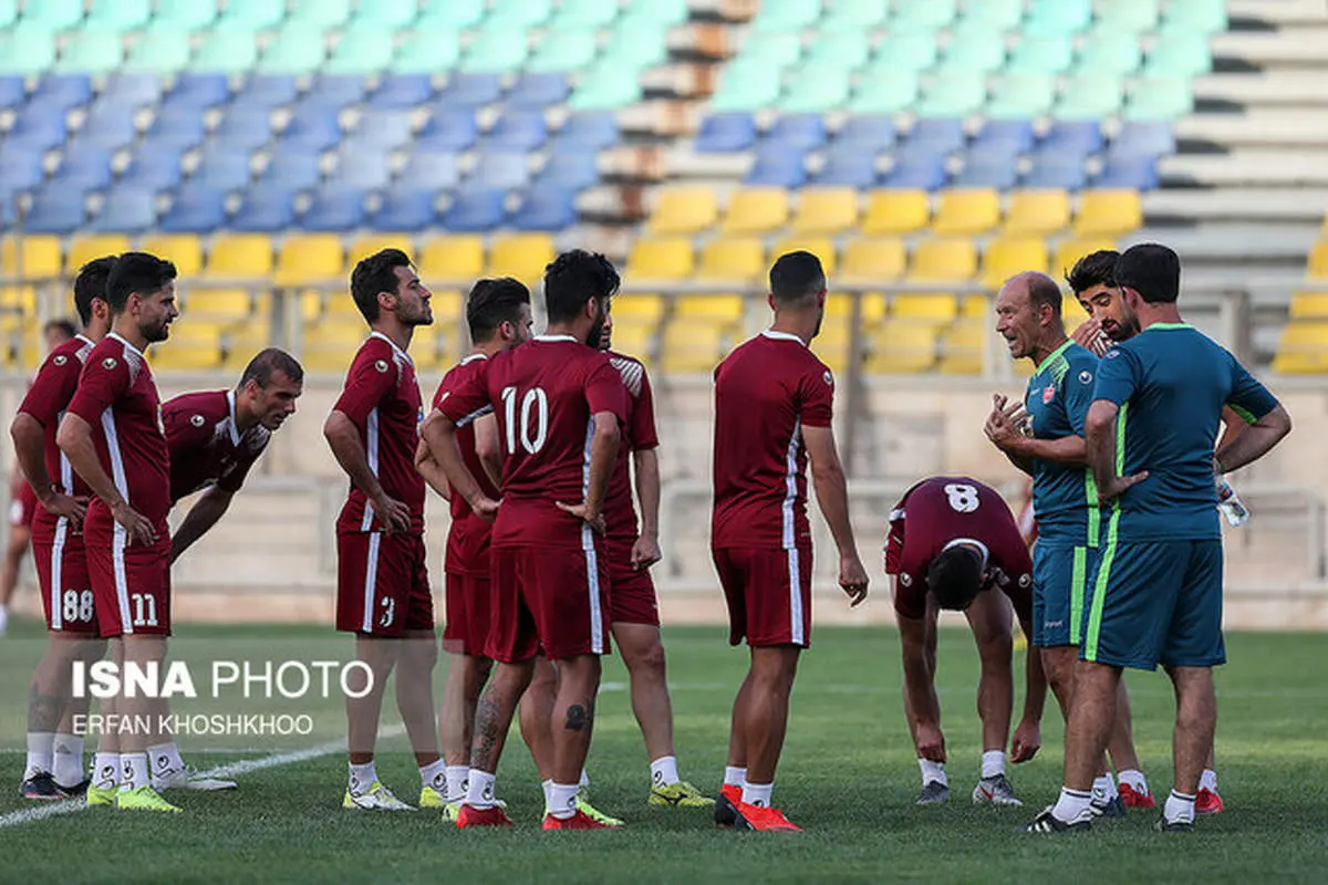 کنعانیزادگان و نادری در تمرین پرسپولیس