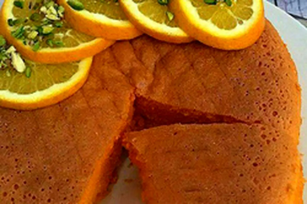 طرز تهیه کیک ژله‌ای پرتقالی