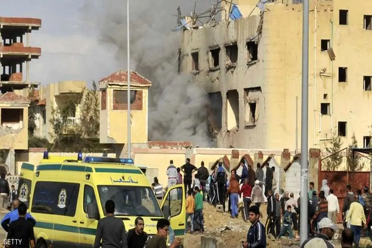 انفجار انتحاری در پارکینگ خودرو‌ها در شبه جزیره سینای مصر