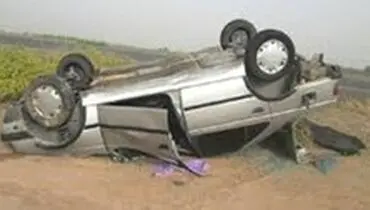 فوت یک قاچاقچی مواد مخدر در پی واژگونی خودرو