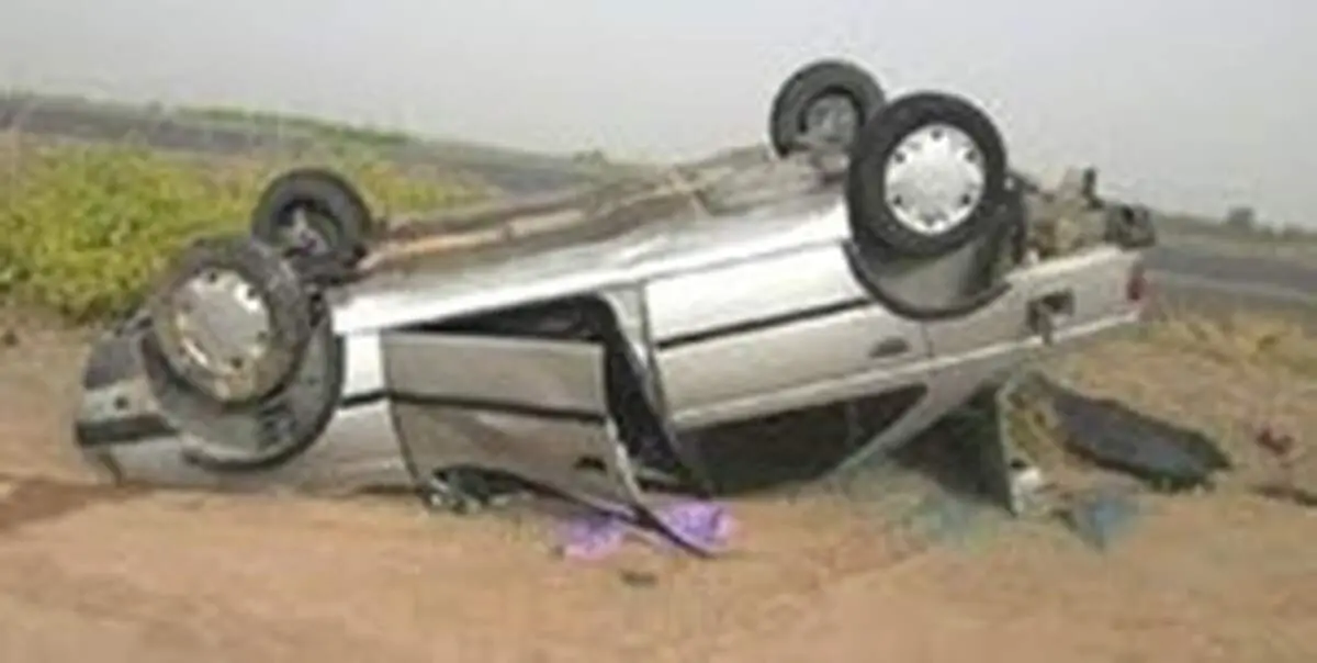 فوت یک قاچاقچی مواد مخدر در پی واژگونی خودرو
