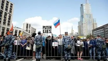 راهپیمایی مخالفان پوتین در مسکو