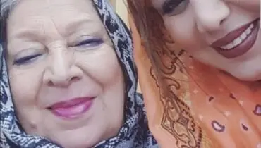 بهنوش بختیاری همراه بازیگر محبوبش
