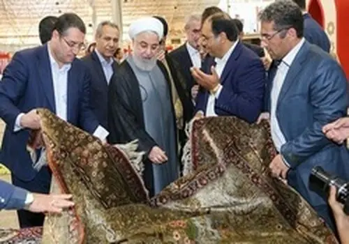 رونمایی از فرش دستباف تبریز در دبی که ۲۰۰۰ متر است+ فیلم