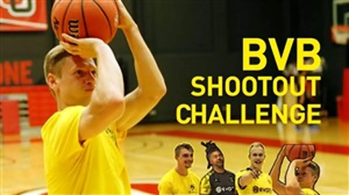 چالش بسکتبالی بازیکنان تیم دورتمند