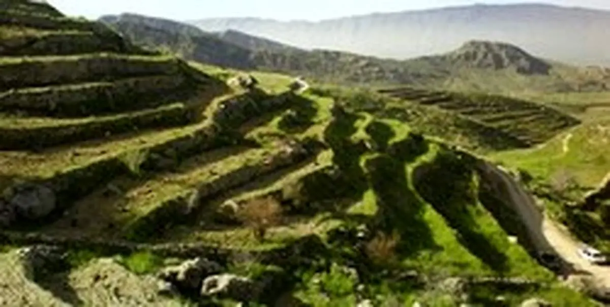 یک روستای پلکانی در کازرون