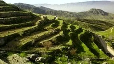 یک روستای پلکانی در کازرون