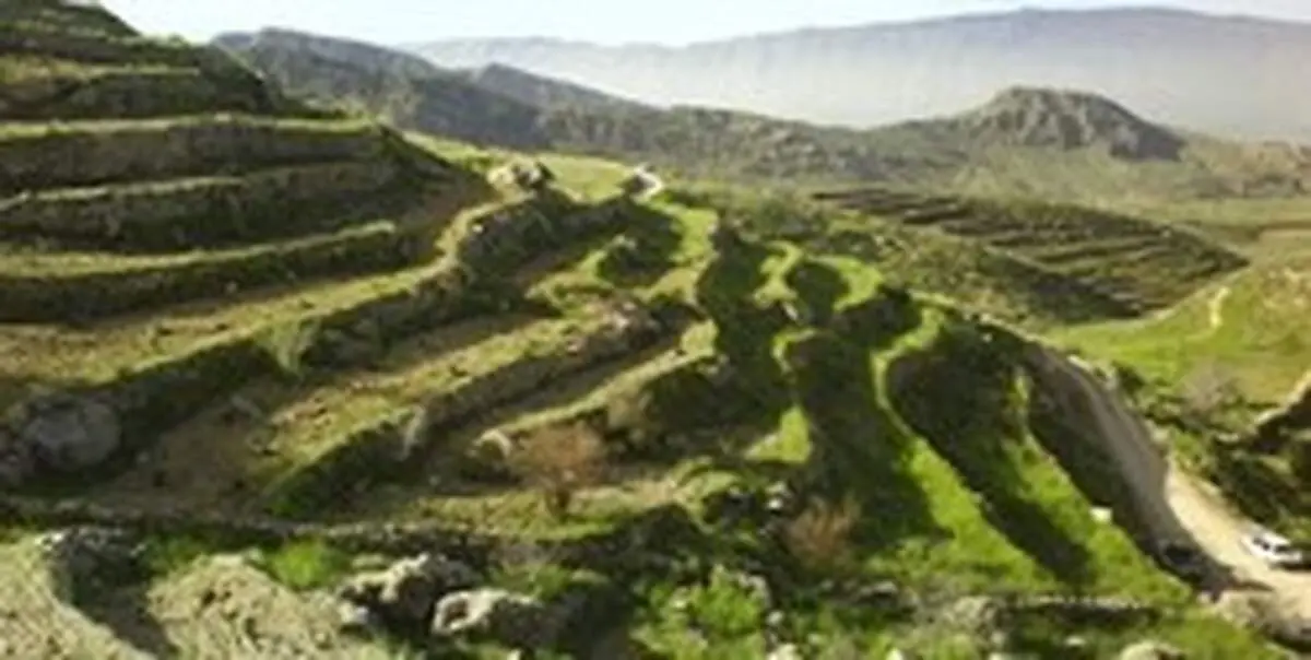 یک روستای پلکانی در کازرون