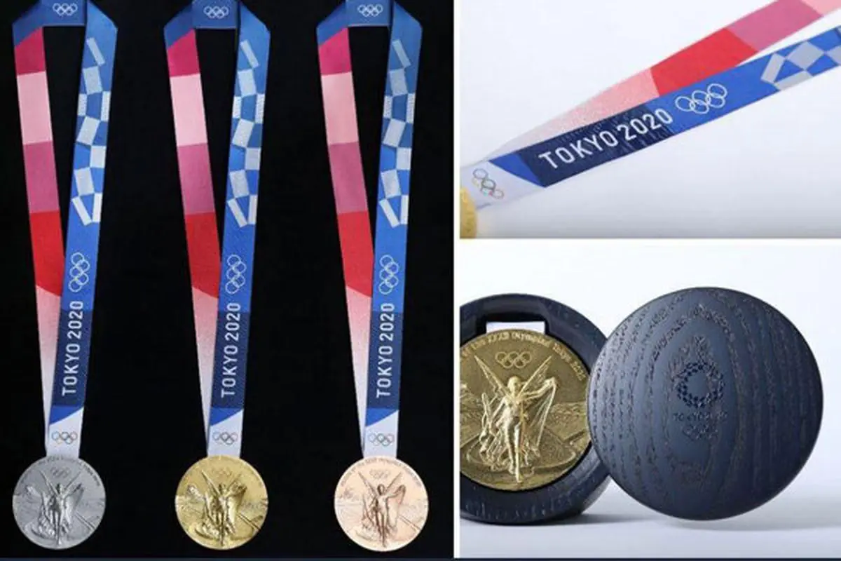 مدال بازی‌های المپیک توکیو رونمایی شد