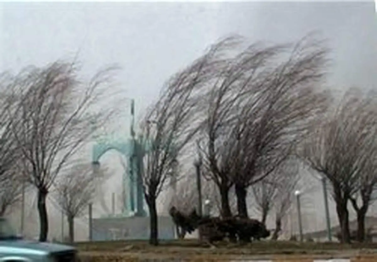 پیشبینی وزش باد نسبتاً شدید در تهران