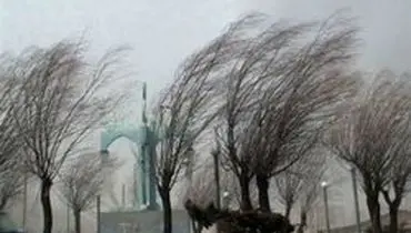 پیش‌بینی وزش باد نسبتا‌ً شدید در تهران