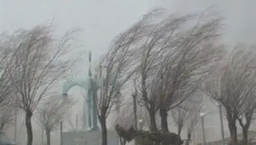 پیش‌بینی وزش باد نسبتا‌ً شدید در تهران