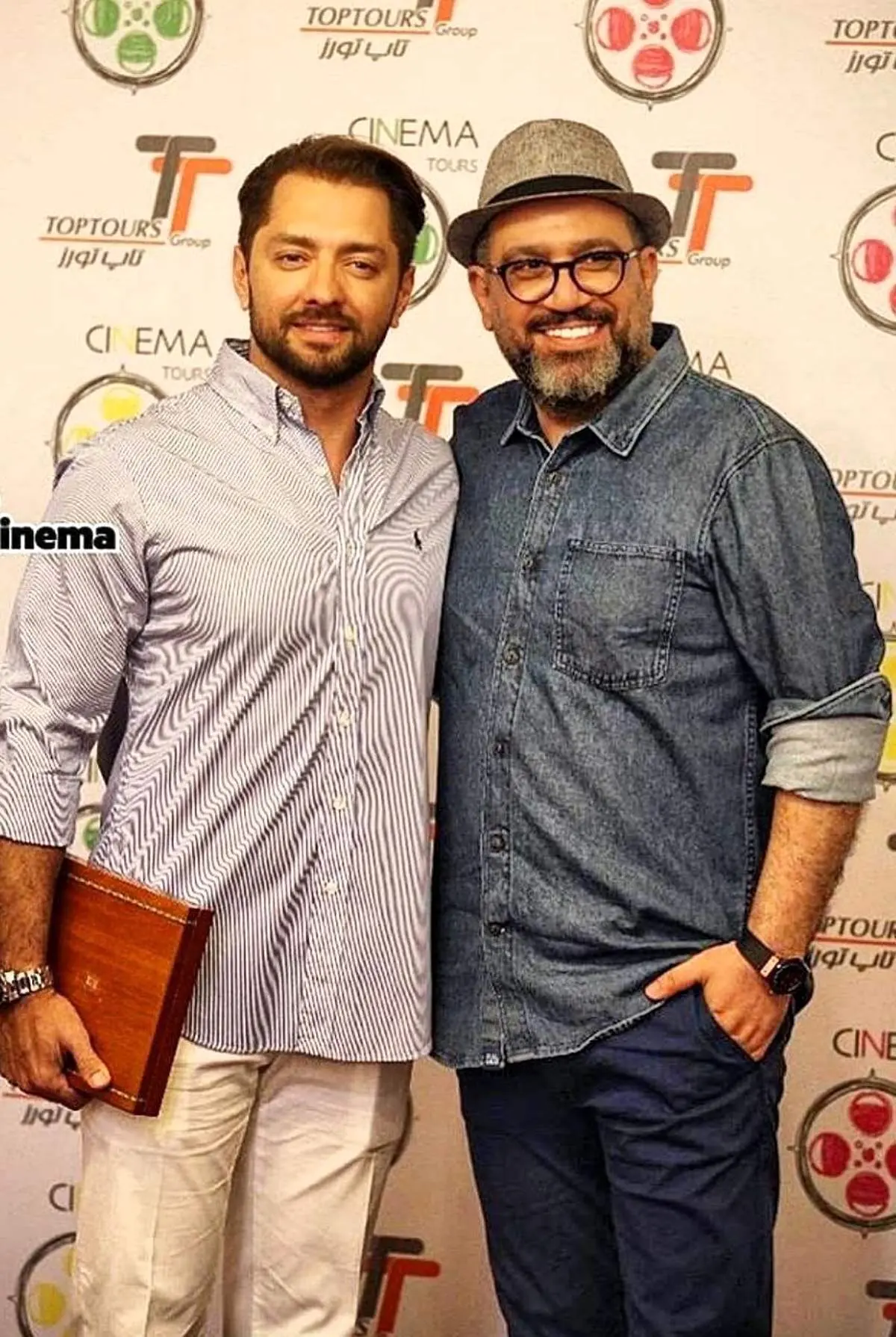 تیپ اسپرت رضا رشیدپور در کنار بهرام رادان