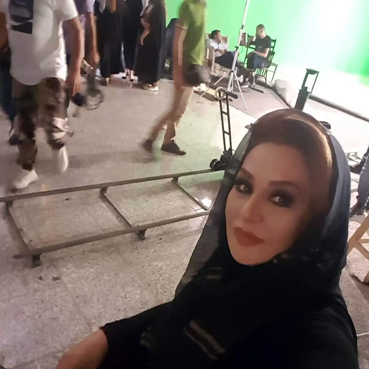 نسرین مقانلو سر صحنه پروژه «دل»