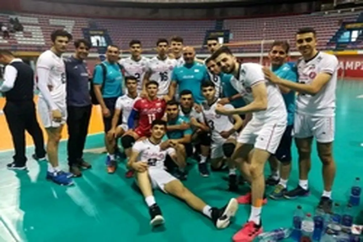 پیروزی والیبال نوجوانان ایران برابر مصر